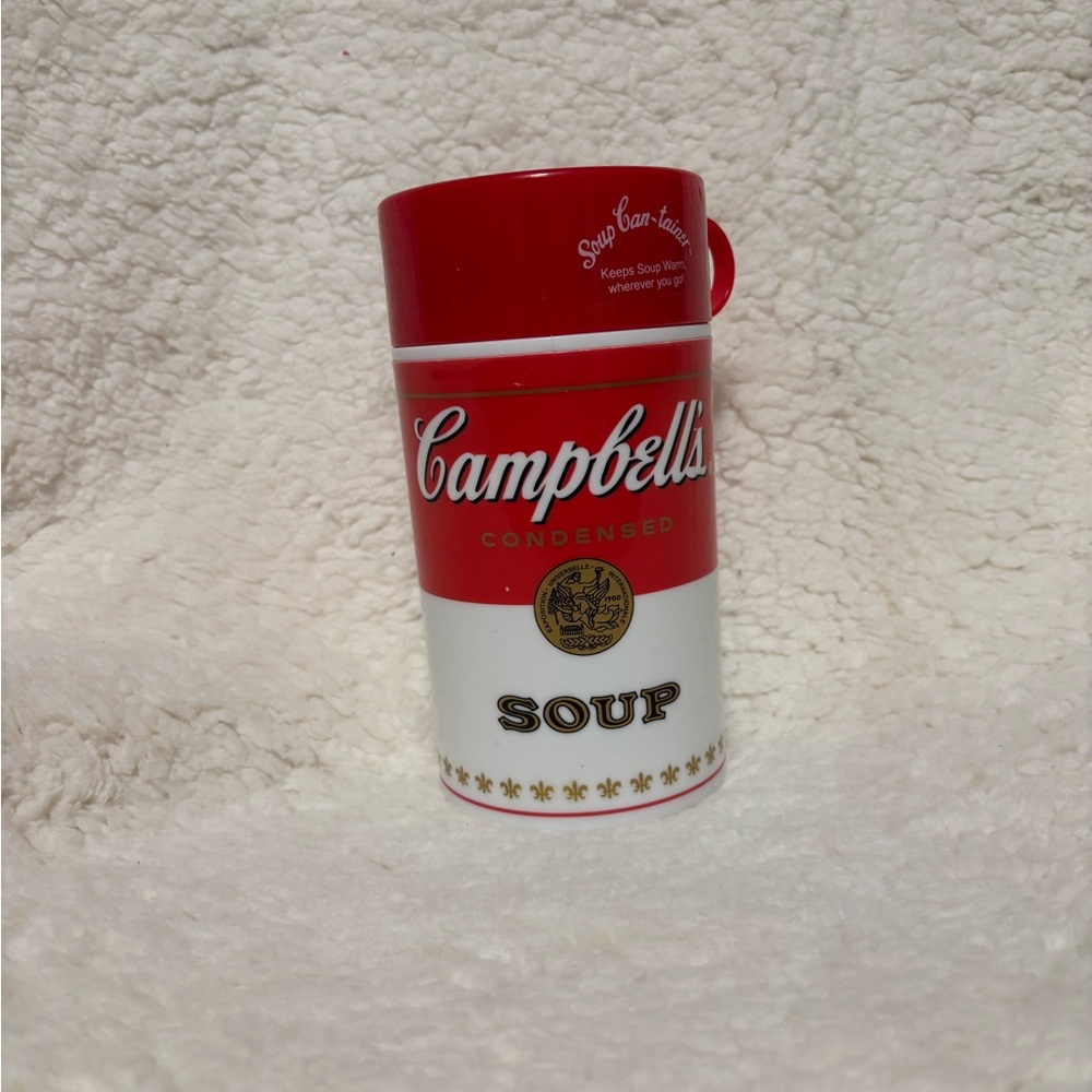 Vintage Campbell's Soup Can-tainer Red and White